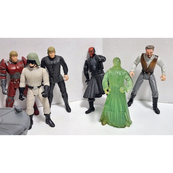 VINTAGE KENNER STAR WARS POWER OF THE FORCE POTF 15 FIGURE LOT W XTRAS - Picture 4 of 8